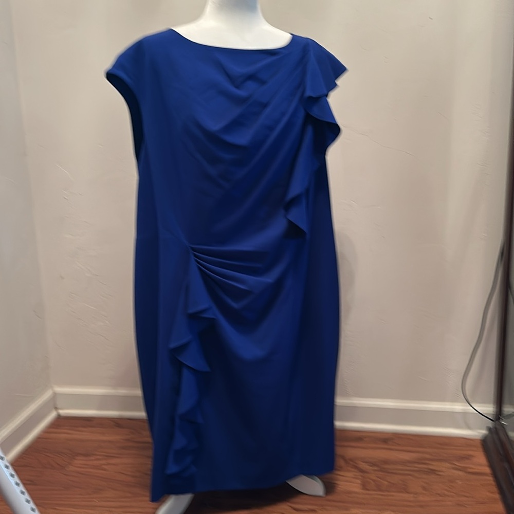 Calvin Klein Royal Blue Dress Plus Size 20W
